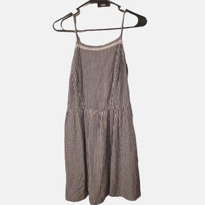 Stripped blue and white sun dress